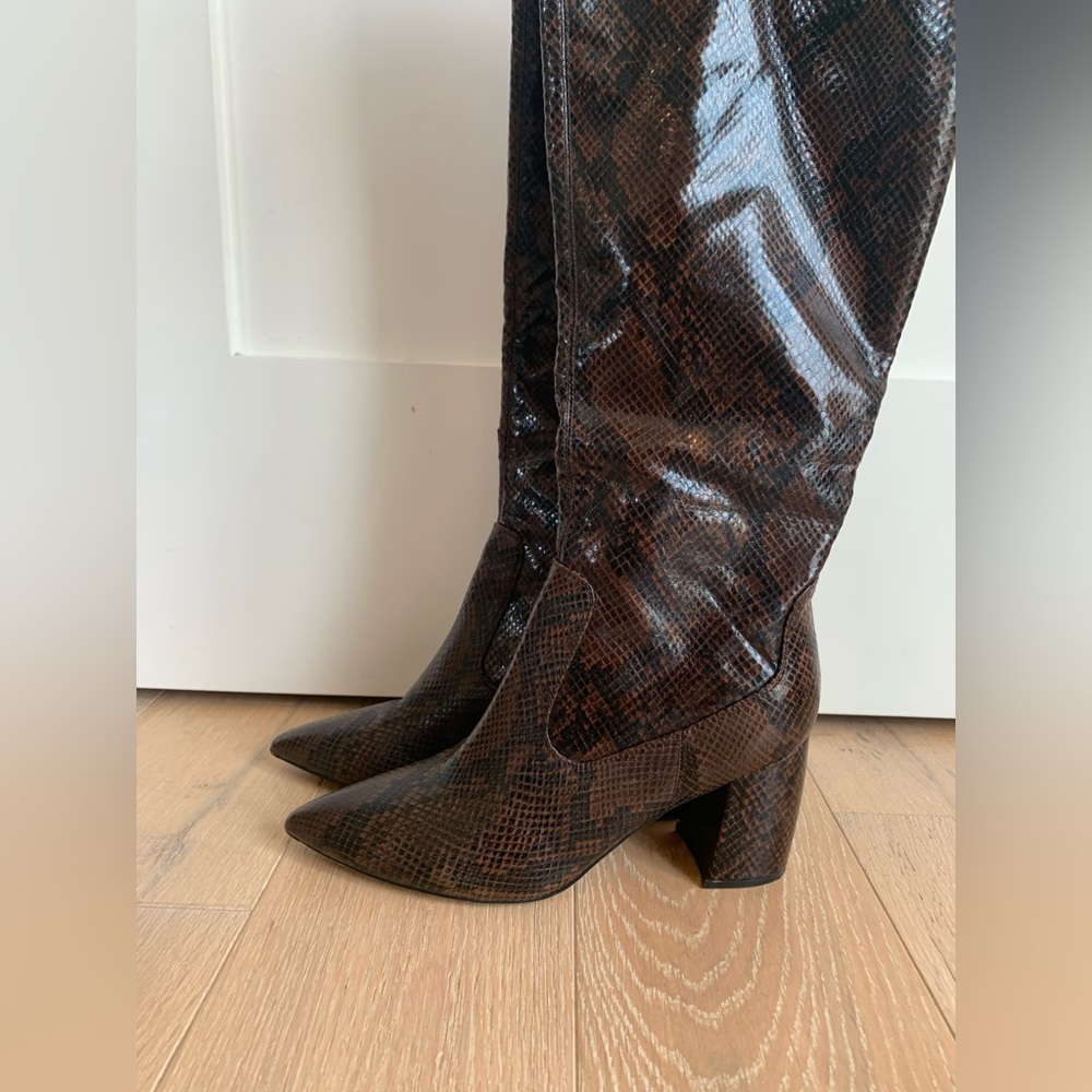 Marc Fisher Snakeskin Boot